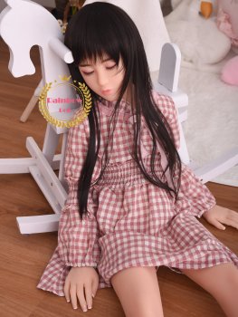 TPE Sex dolls 108cm A90 Realistic Vagina Love Doll flat Breast