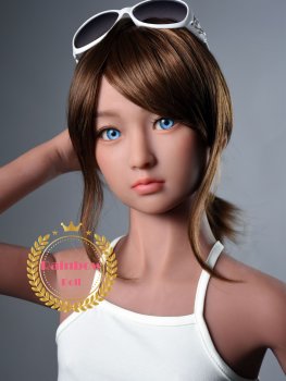 TPE Sex dolls 138cm A31Realistic Vagina Love Doll flat Breast