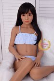 TPE Sex dolls 136cm A41 Realistic Vagina Love Doll flat Breast